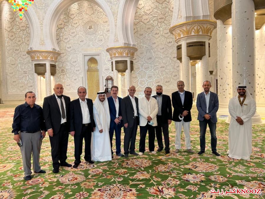 مجلس العمل الفلسطيني يزور ضريح الشيخ زايد